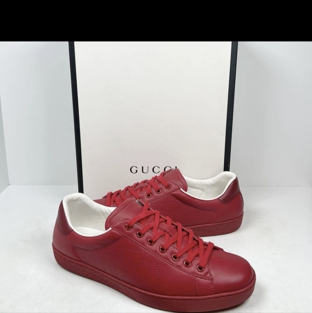 Gucci Men's Red Sneakers